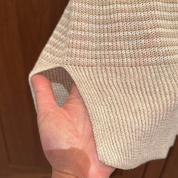 EUC Eileen Fisher linen Short Sleeve Knit Top oversized XS to S - Picture 4 of 9